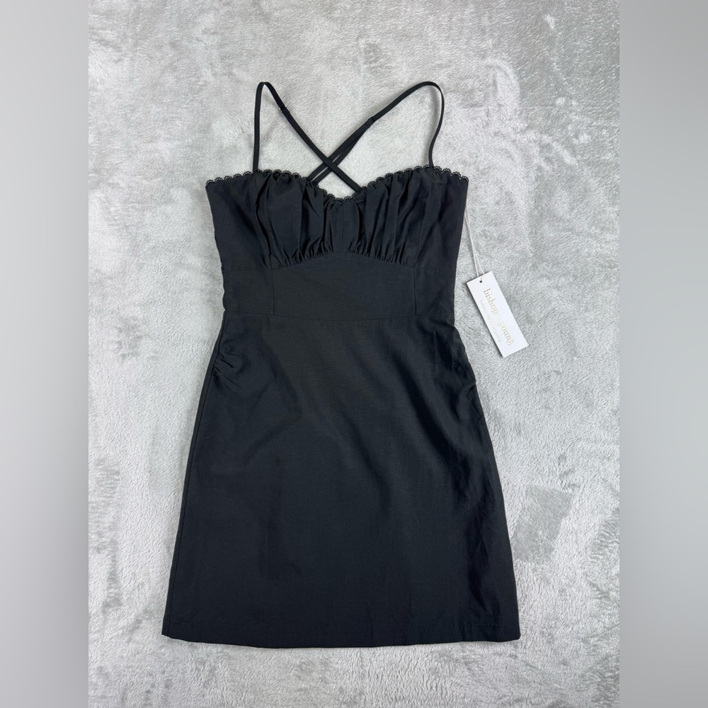 Bishop+young dress sz small with cute trim size small New w tags